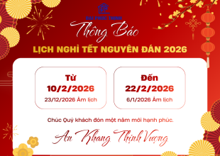 LỊCH NGHỈ TẾT NGUYÊN ĐÁN 2026