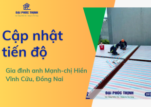 Cập Nhật Tiến Độ Biệt Thự Tân Cổ Điển Tại Vĩnh Cửu – Gia Đình Chị Hiền