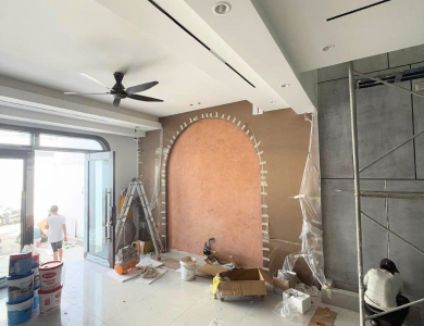 DỰ ÁN NHÀ 3 TẦNG TÂN CỔ ĐIỂN