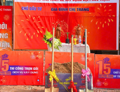 KHỞI CÔNG GIA ĐÌNH CHỊ TRANG 