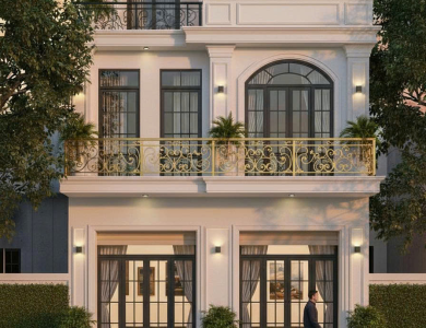 VILLA TÂN CỔ ĐIỂN 3 TẦNG